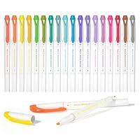 Amazon.co.jp: Shuttle Art 蛍光ペン セット ソフトカラー 18色 蛍光